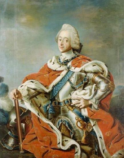 Carl Gustaf Pilo Portrait of King Frederik V of Denmark Spain oil painting art